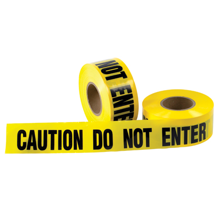 3" x 1000' - Barricade Tape "Caution Do Not Enter"